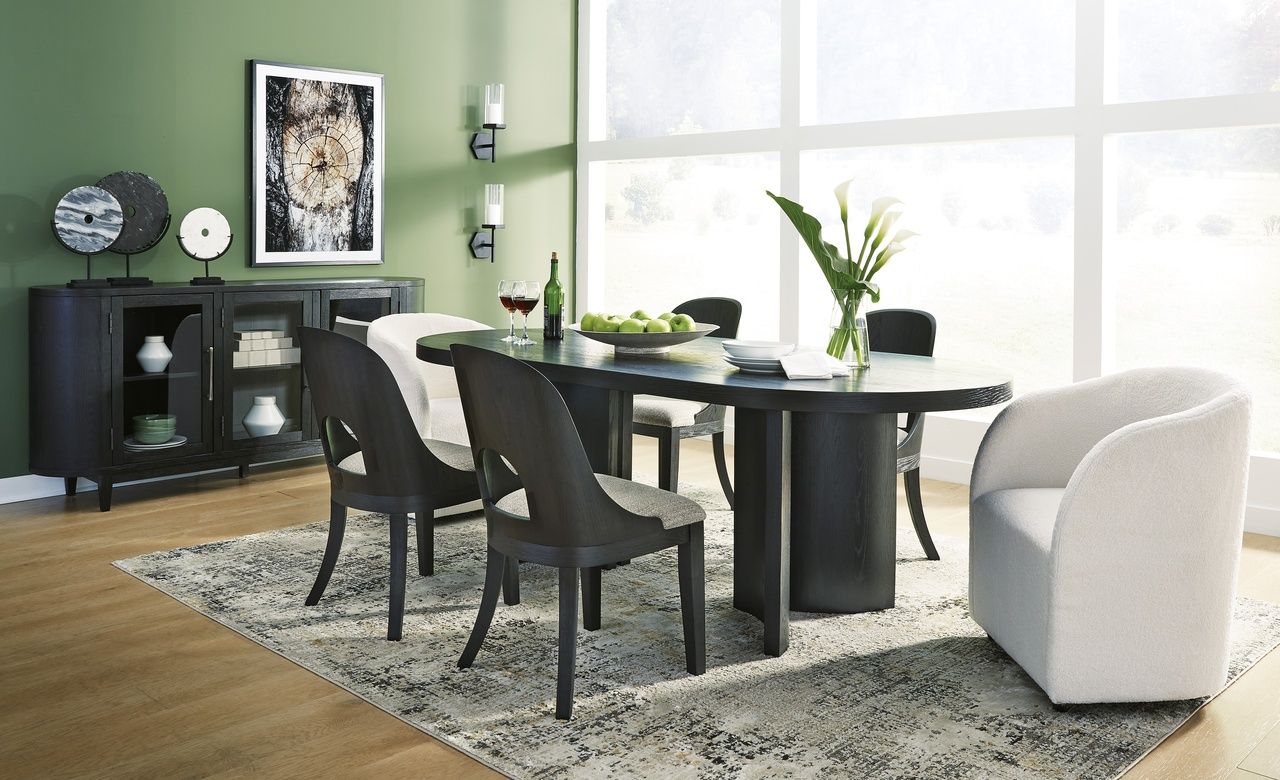 Rowanbeck Dining Server In Black D82160