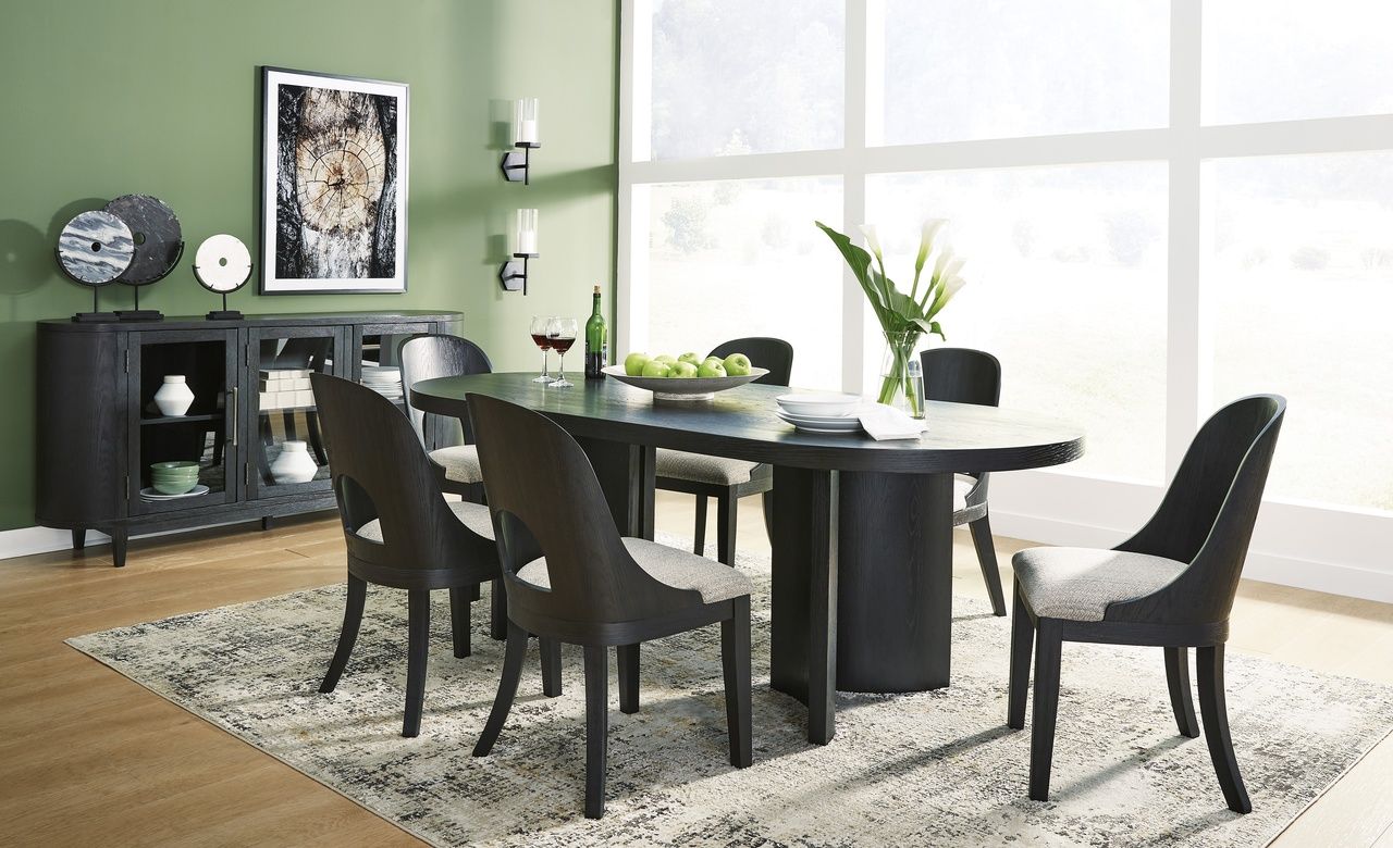 Rowanbeck Dining Server In Black D82160