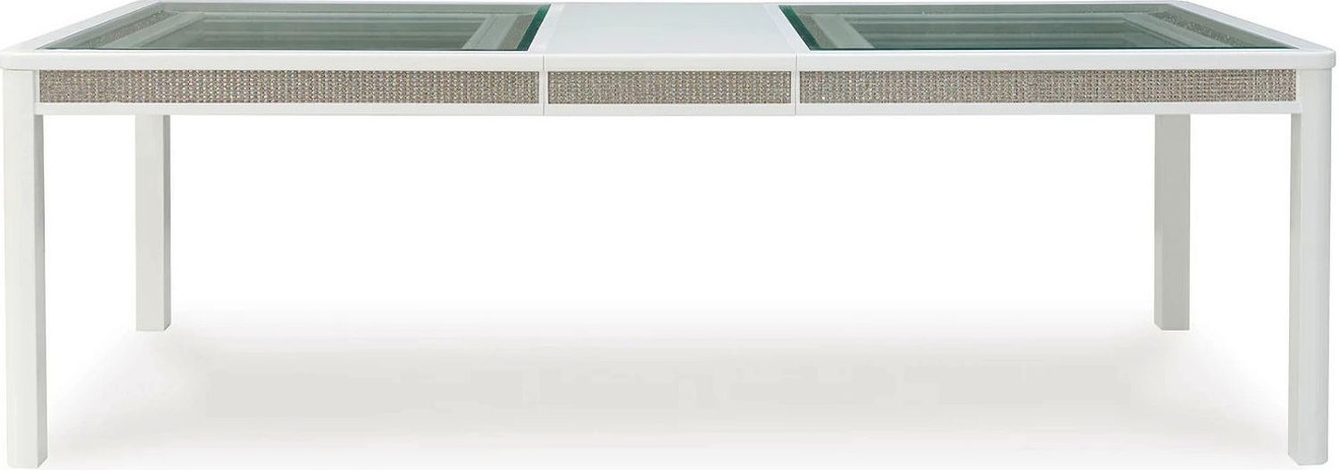 Chalanna Dining Extension Table In White D82235