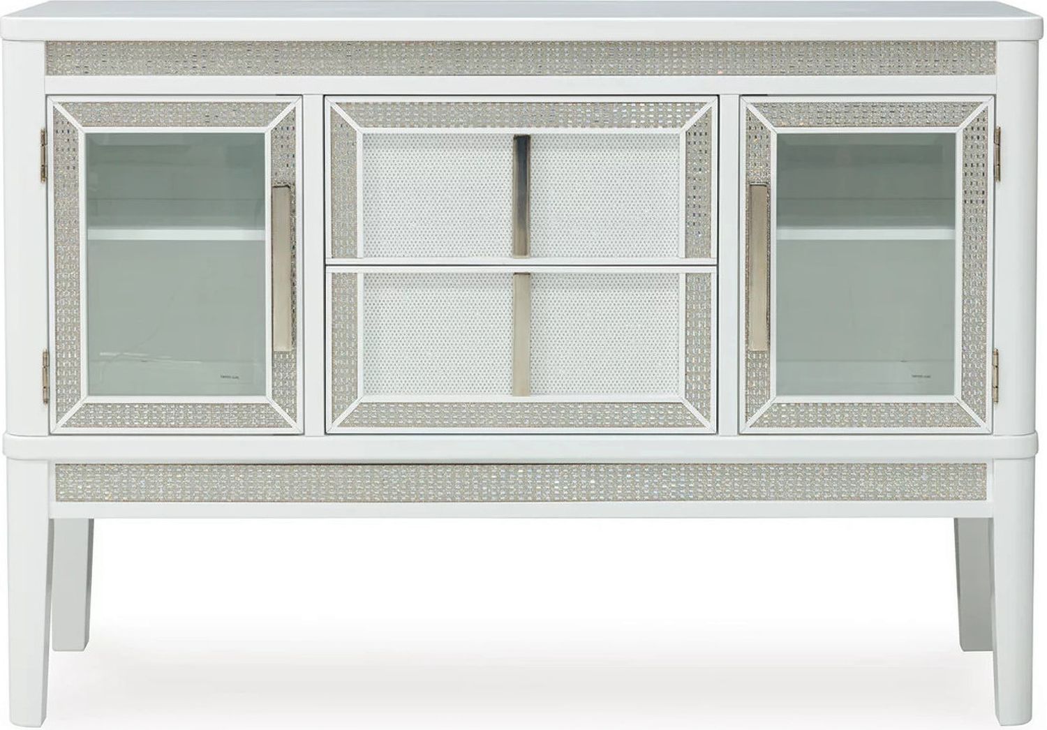 Chalanna Dining Server In White D82260