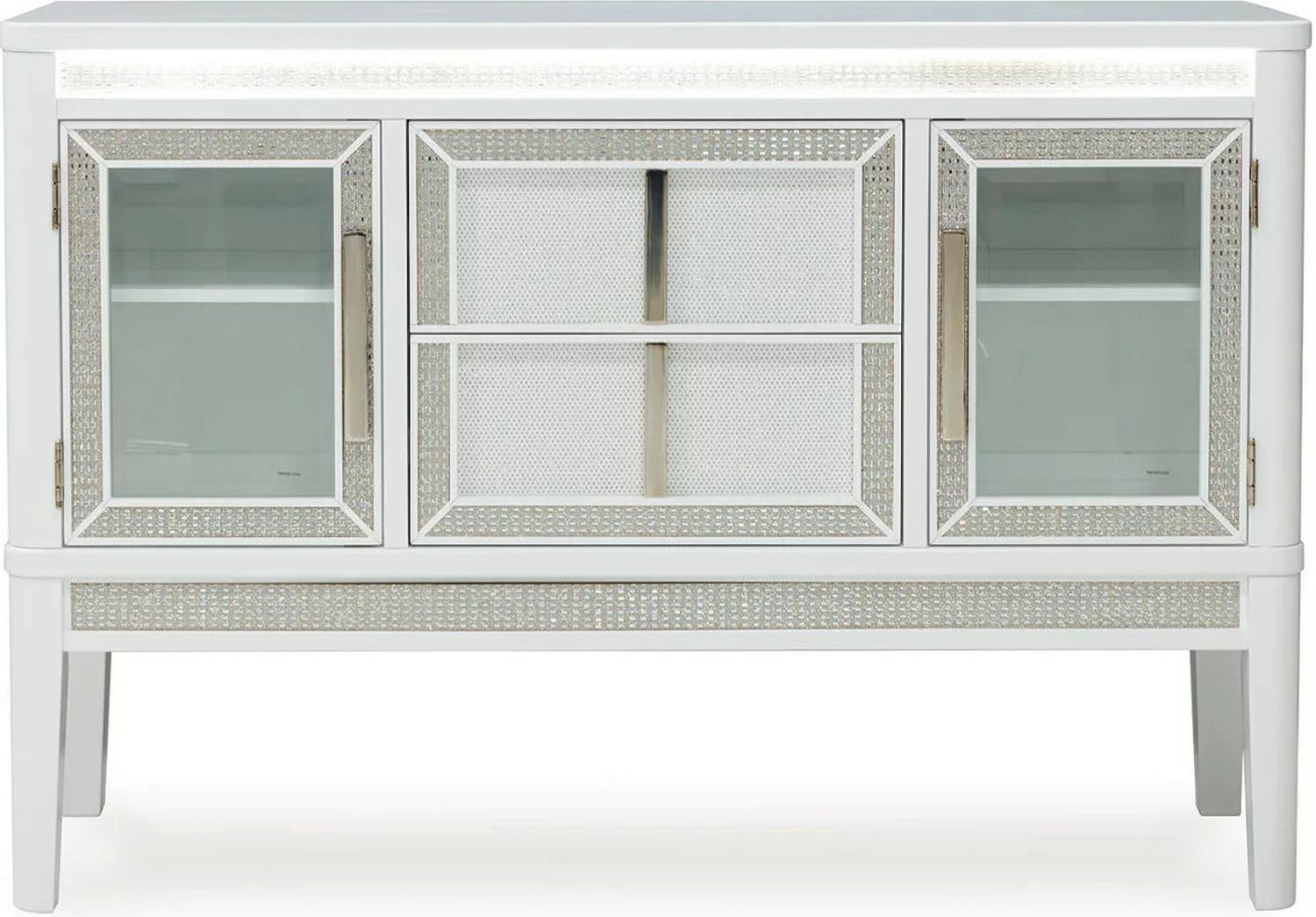 Chalanna Dining Server In White D82260