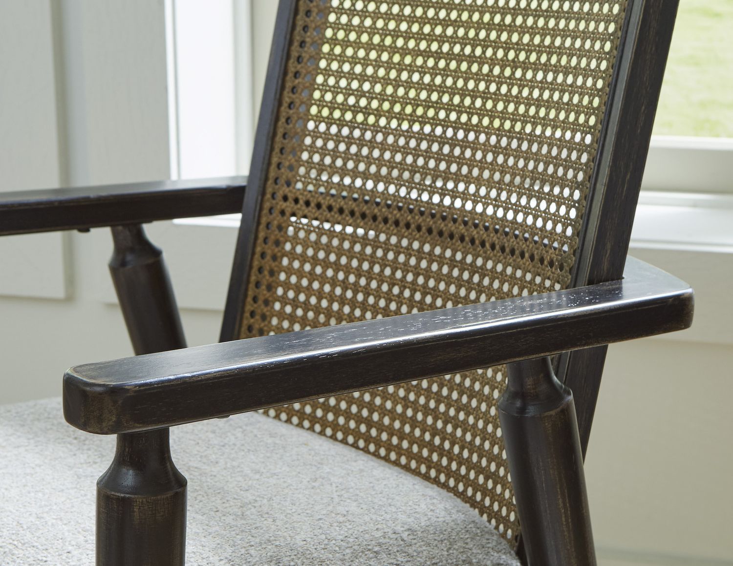 Galliden Dining Arm Chair Set of 2 In Black D84102A