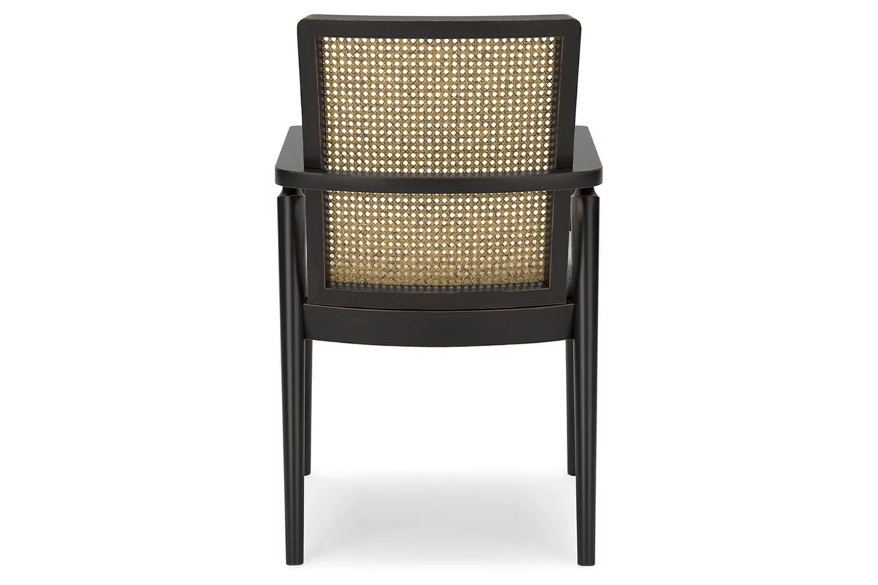 Galliden Dining Arm Chair Set of 2 In Black D84102A