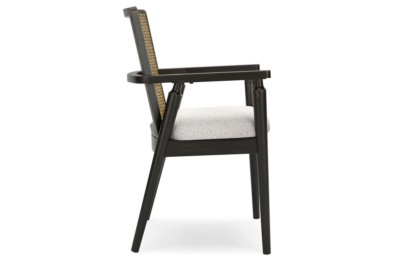 Galliden Dining Arm Chair Set of 2 In Black D84102A