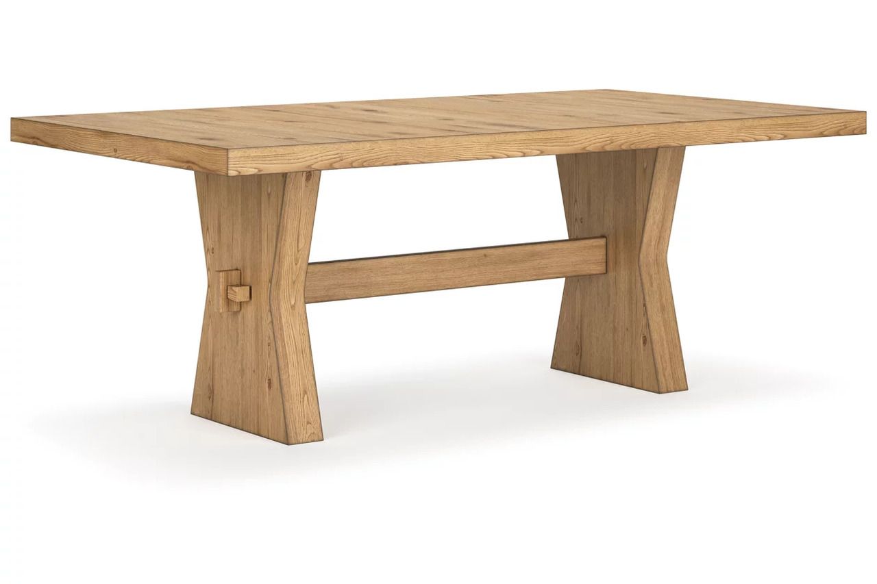 Galliden Dining Table In Light Brown D84145
