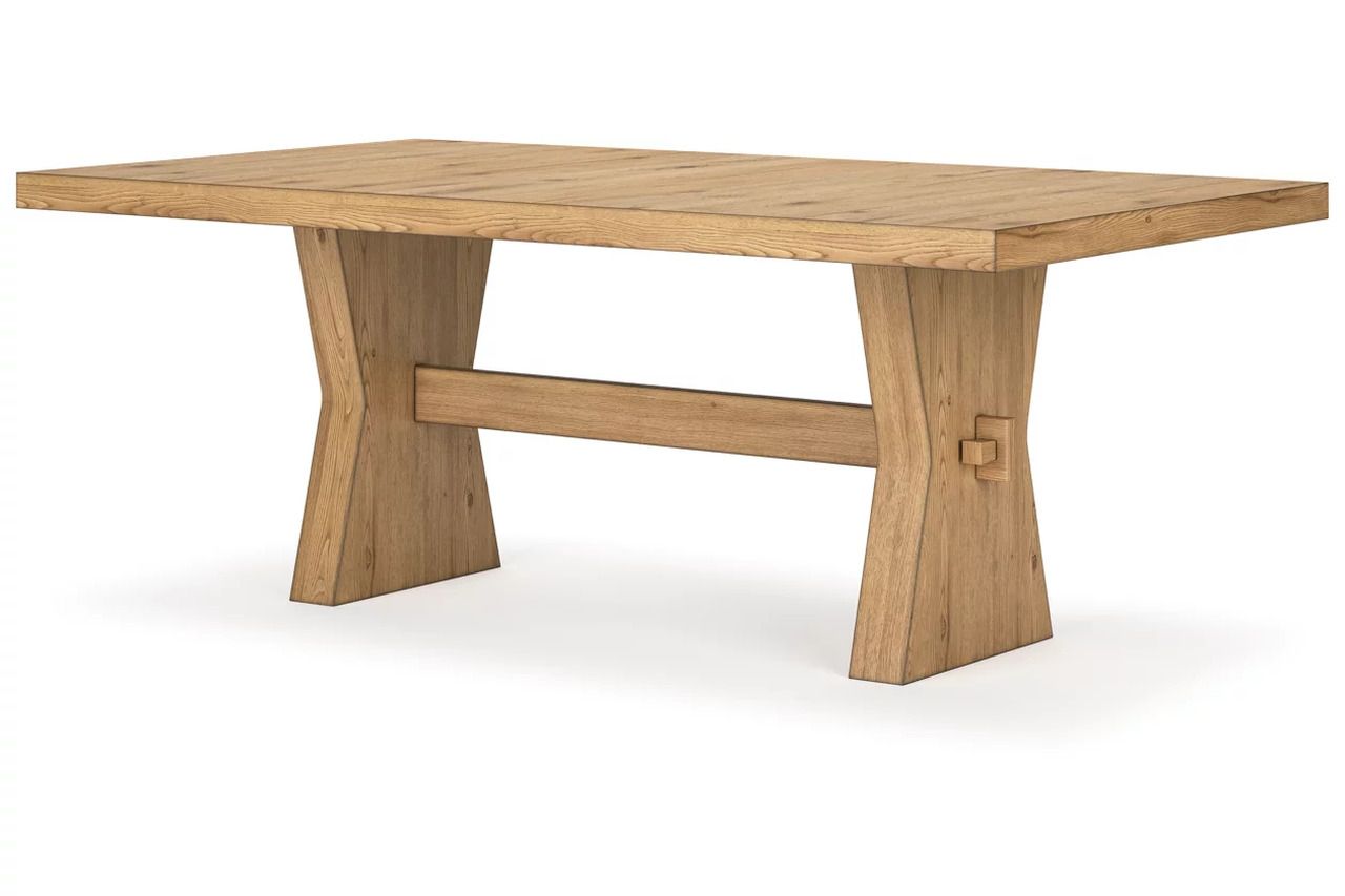 Galliden Dining Table In Light Brown D84145