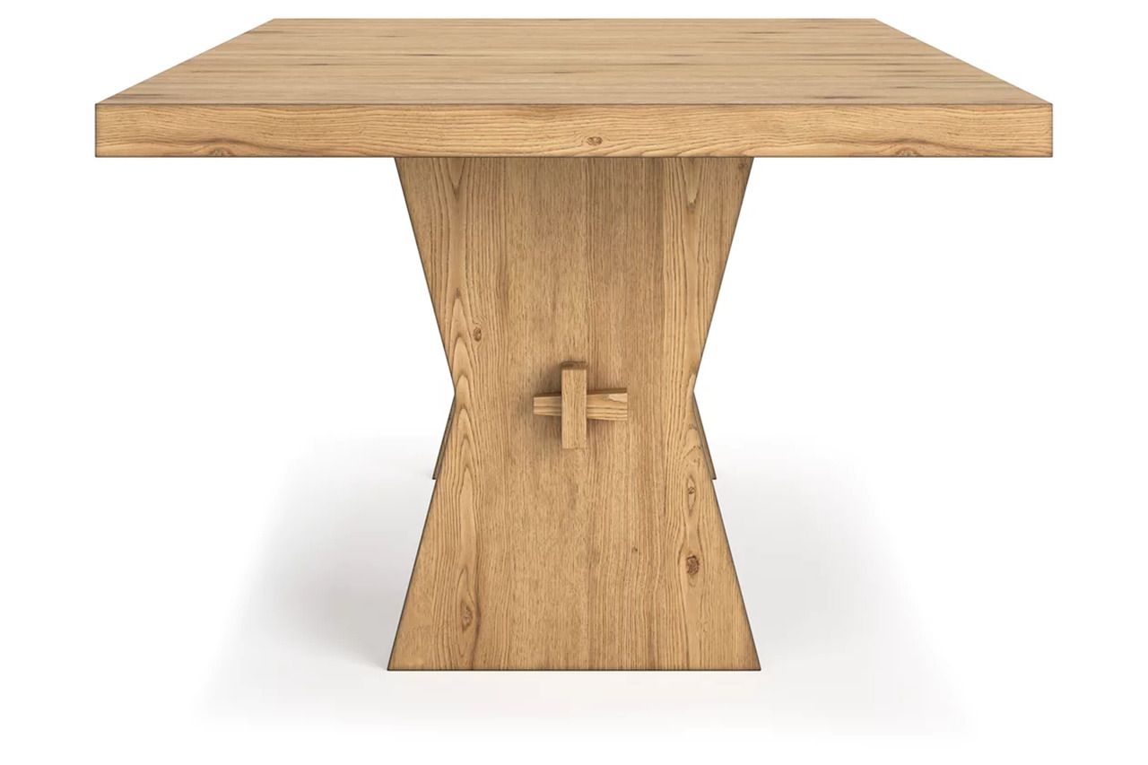 Galliden Dining Table In Light Brown D84145