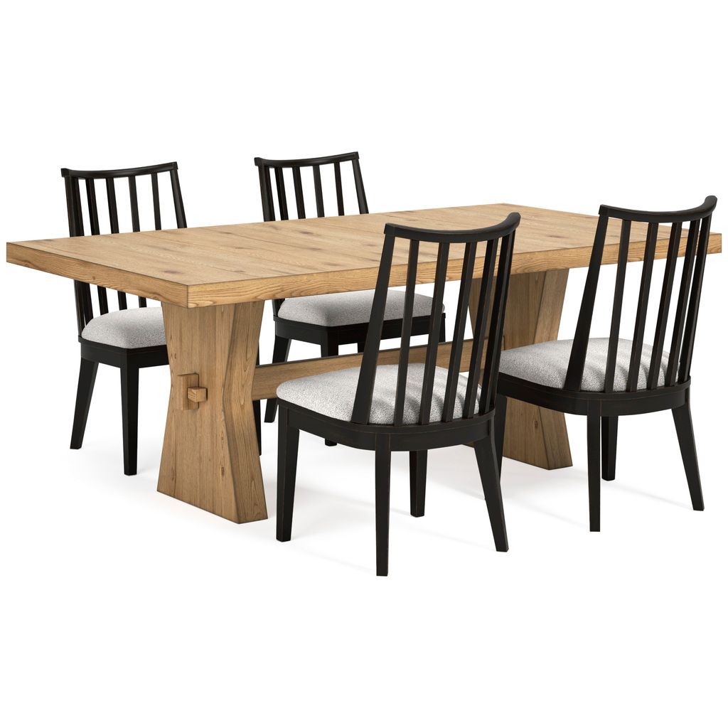 Galliden Dining Table In Light Brown D84145