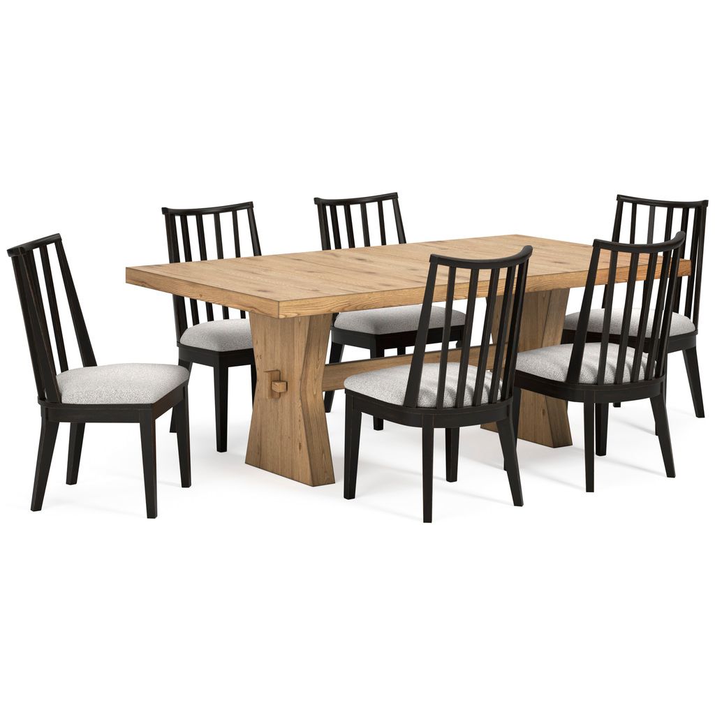 Galliden Dining Table In Light Brown D84145