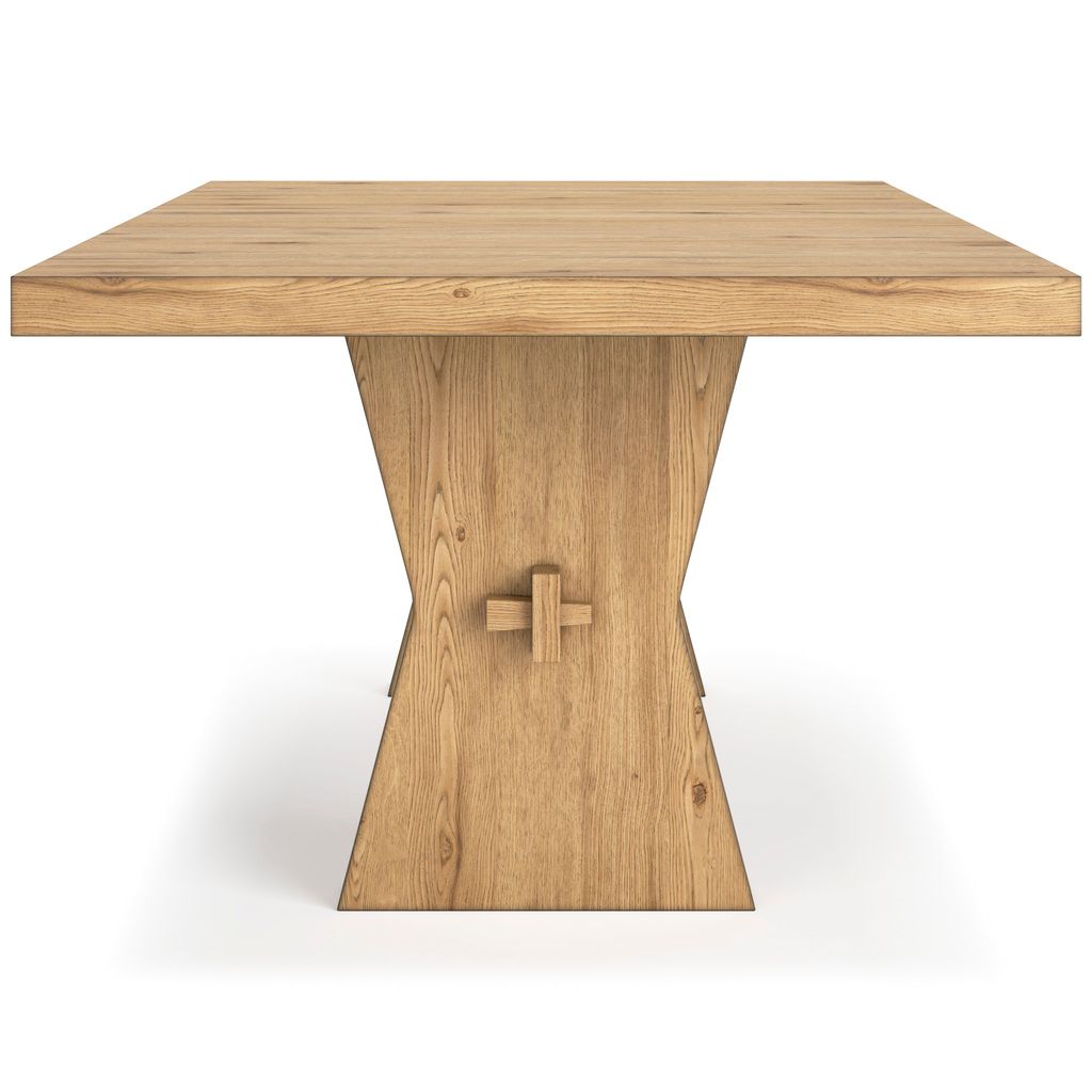 Galliden Dining Table In Light Brown D84145