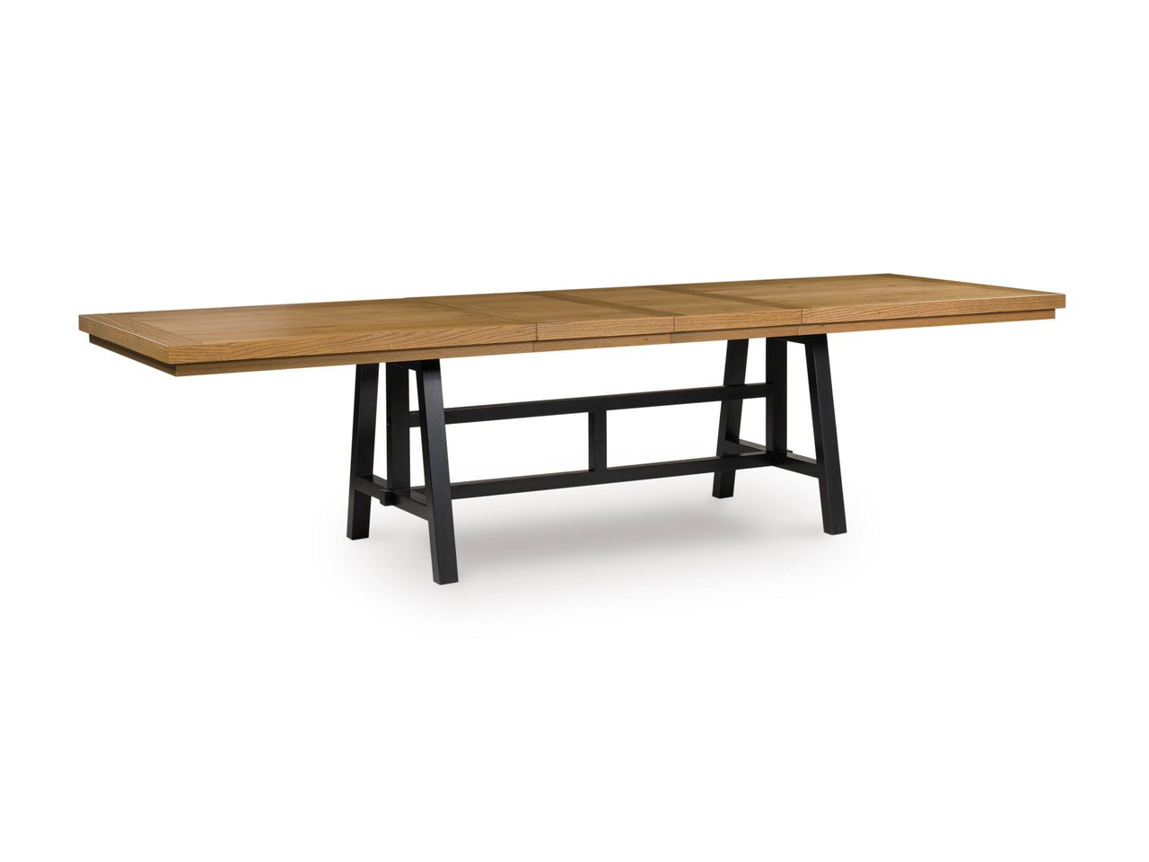 Galliden Dining Extension Table In Black and Brown D84155
