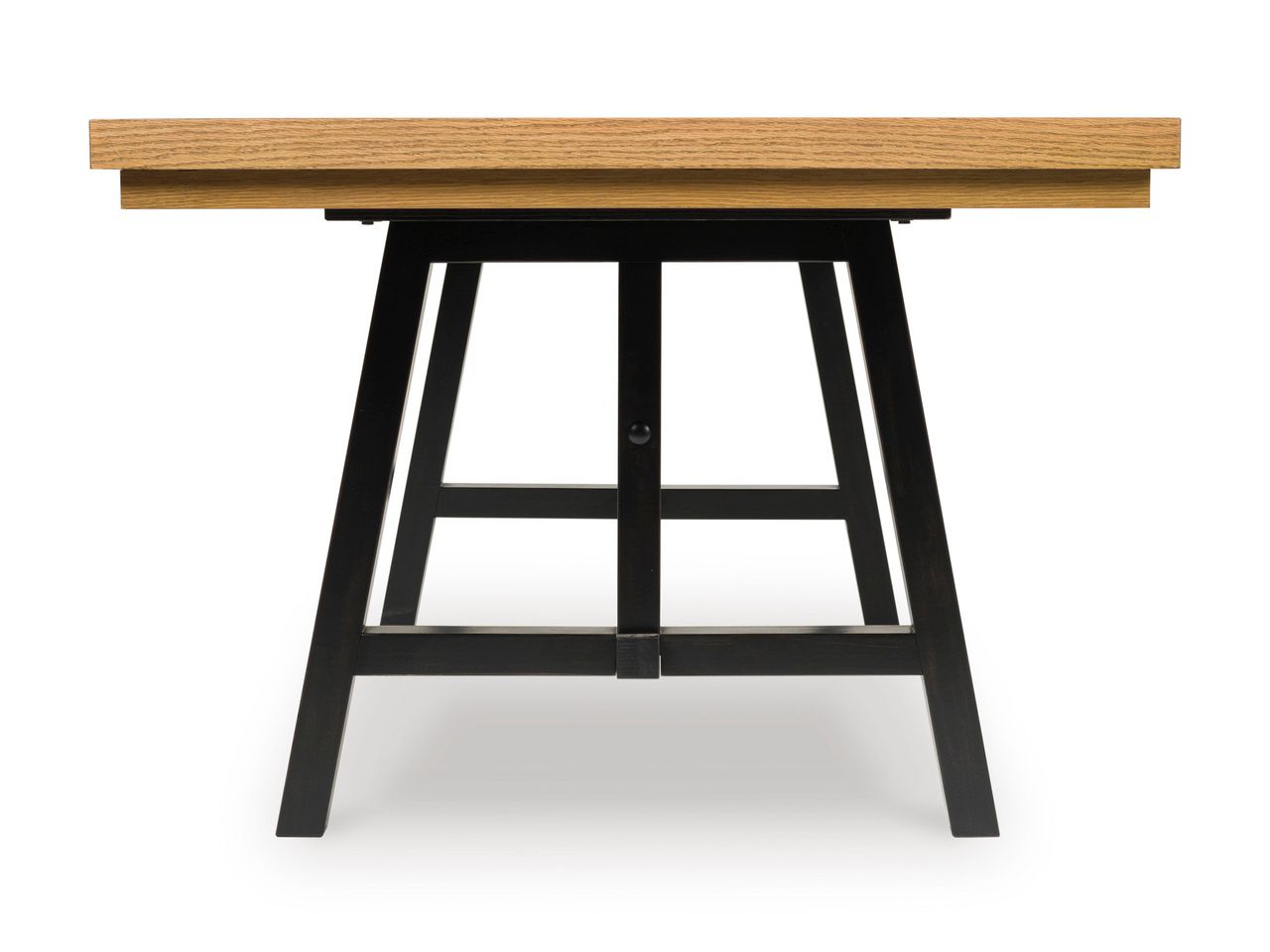 Galliden Dining Extension Table In Black and Brown D84155