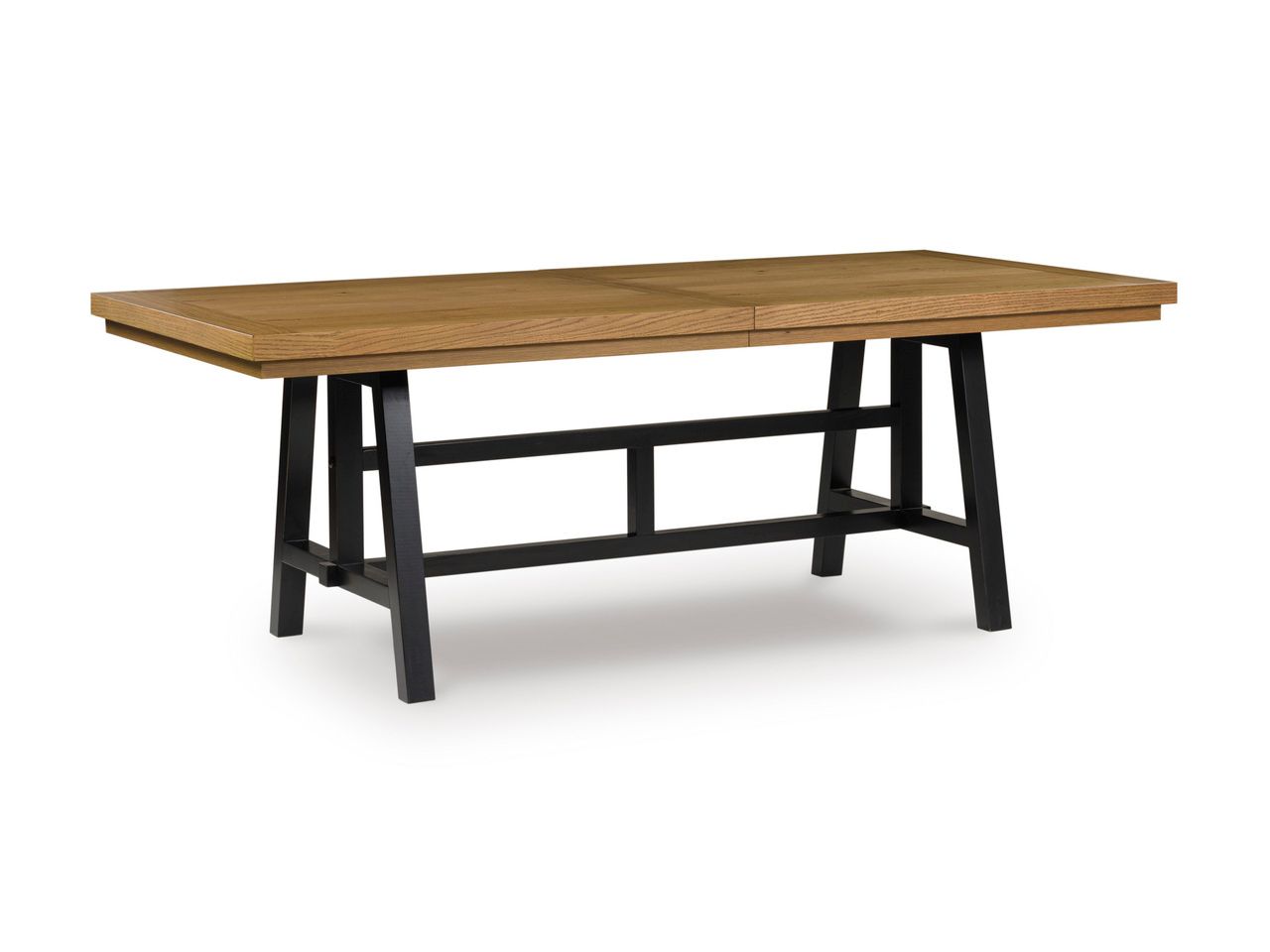Galliden Dining Extension Table In Black and Brown D84155