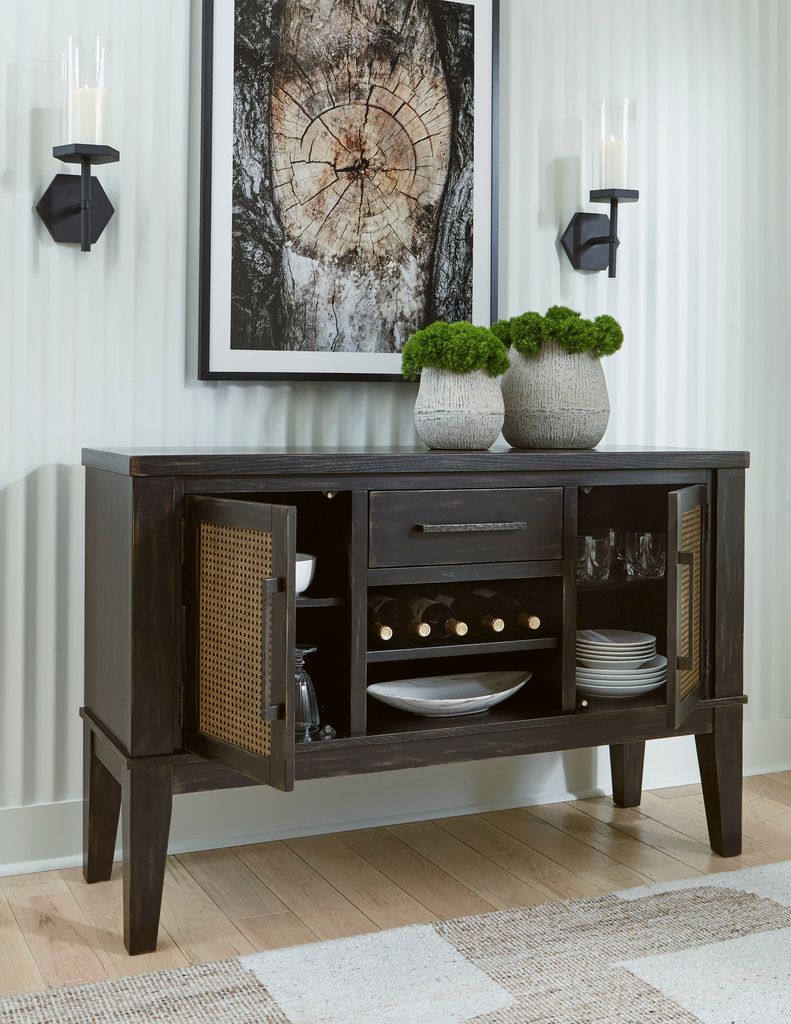 Galliden Dining Server In Black D84160