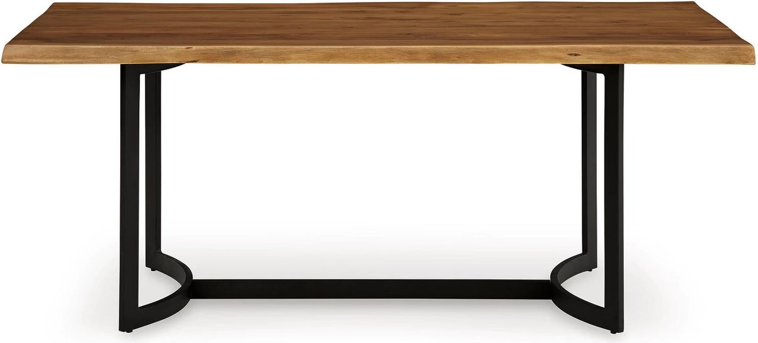 Fortmaine Dining Table In Brown And Black D87225