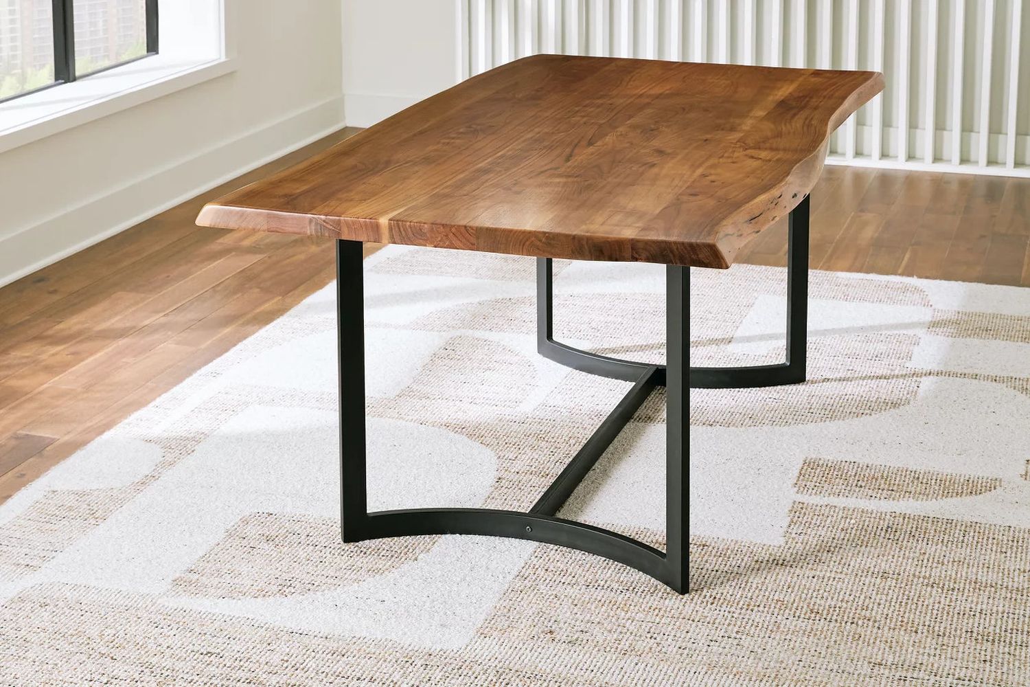 Fortmaine Dining Table In Brown And Black D87225