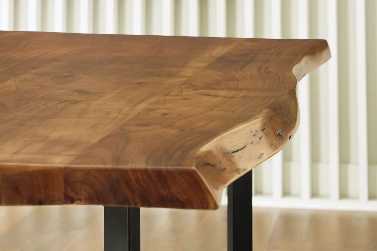 Fortmaine Dining Table In Brown And Black D87225