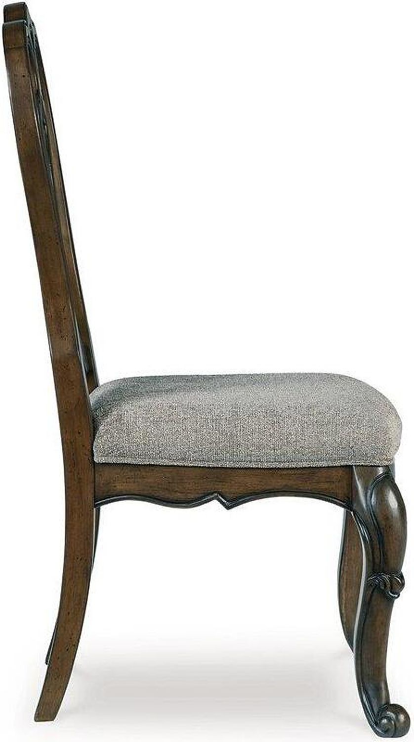 Maylee Dining Chair Set of 2 In Dark Brown D94701