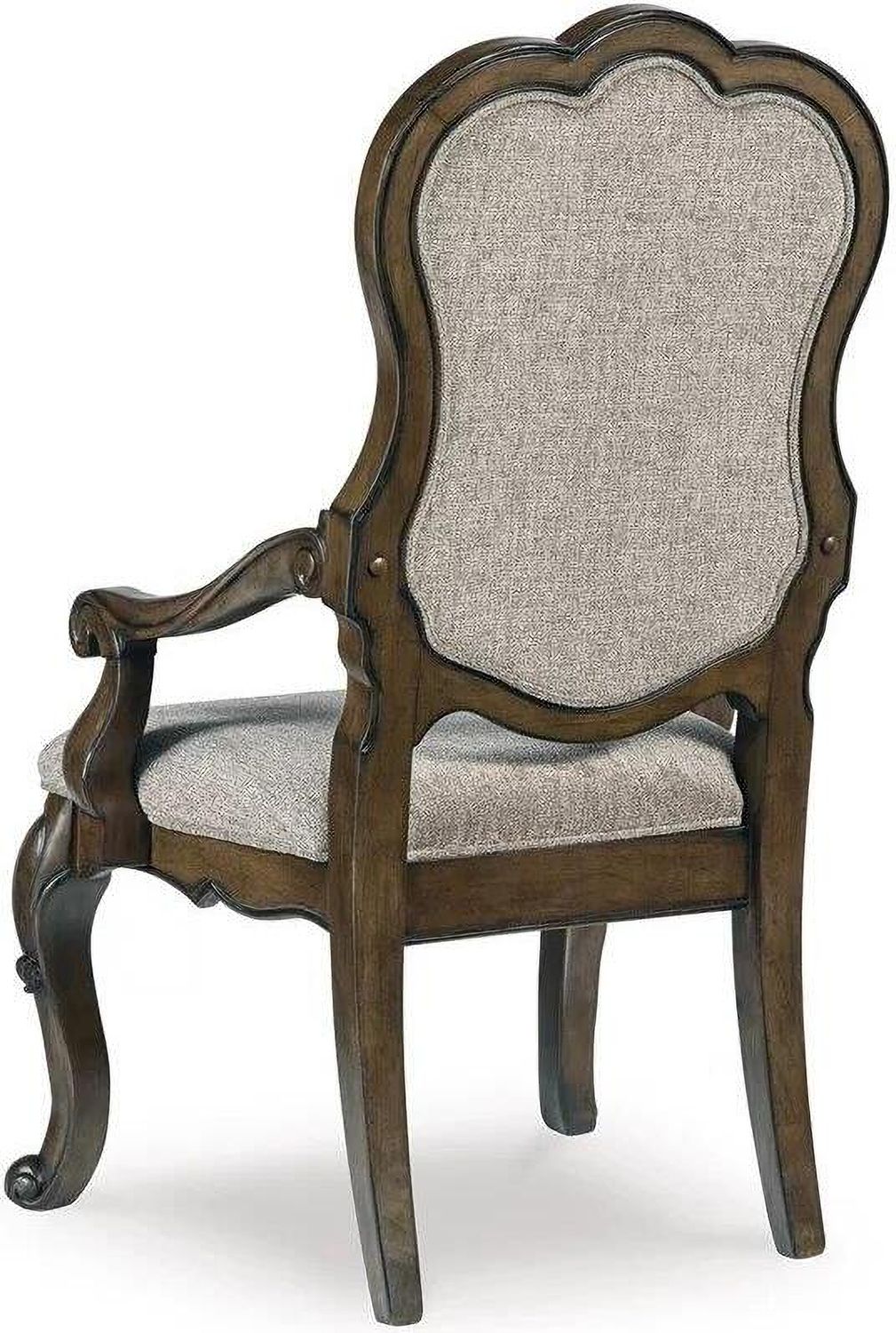 Maylee Dining Arm Chair Set of 2 In Dark Brown D94701A