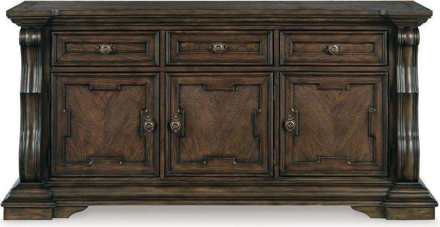 Maylee Dining Buffet In Dark Brown D94780