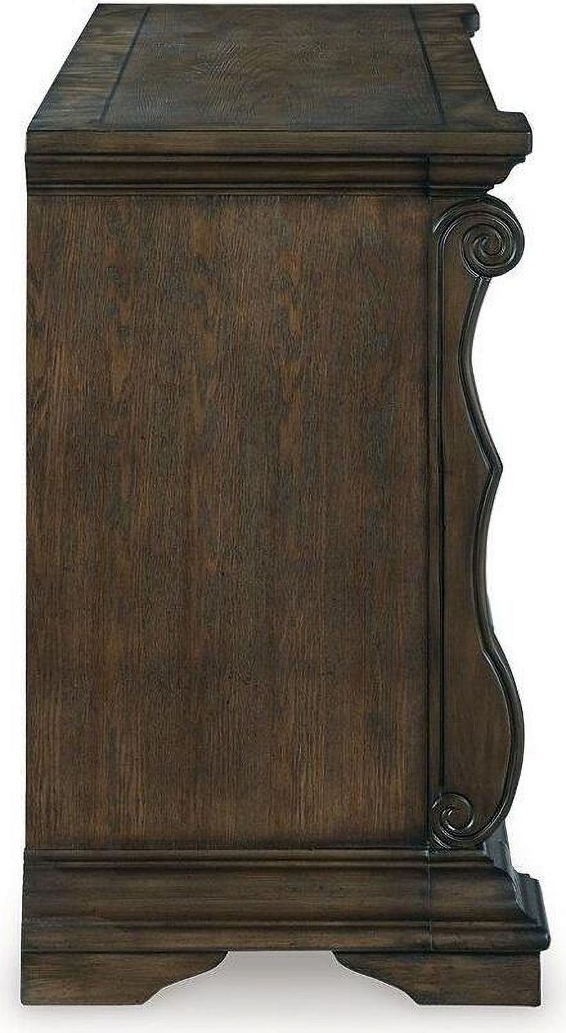 Maylee Dining Buffet In Dark Brown D94780