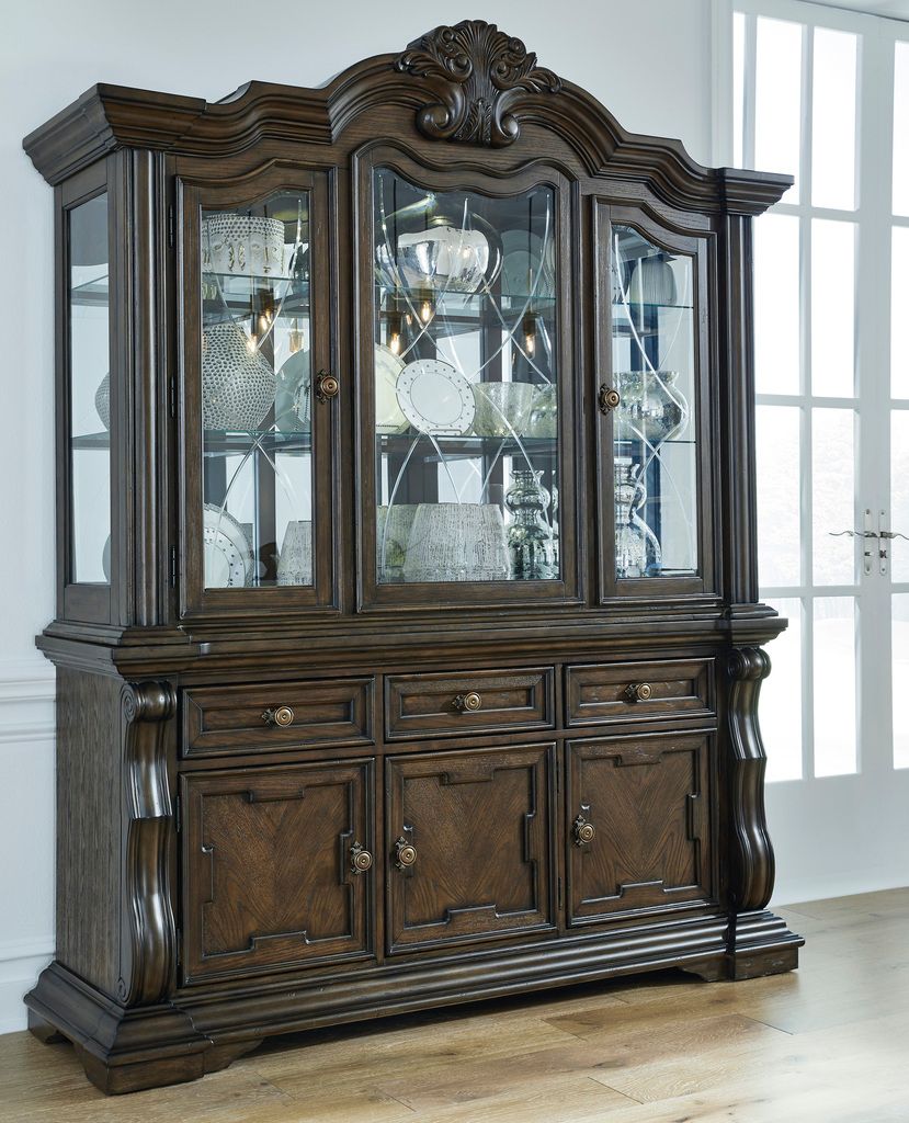 Maylee Dining Buffet In Dark Brown D94780