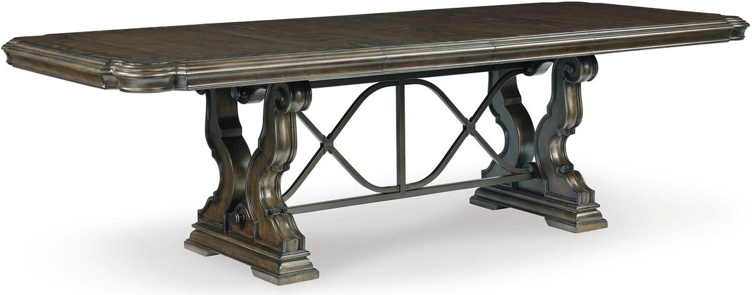 Maylee Dining Extension Table In Dark Brown D947D5
