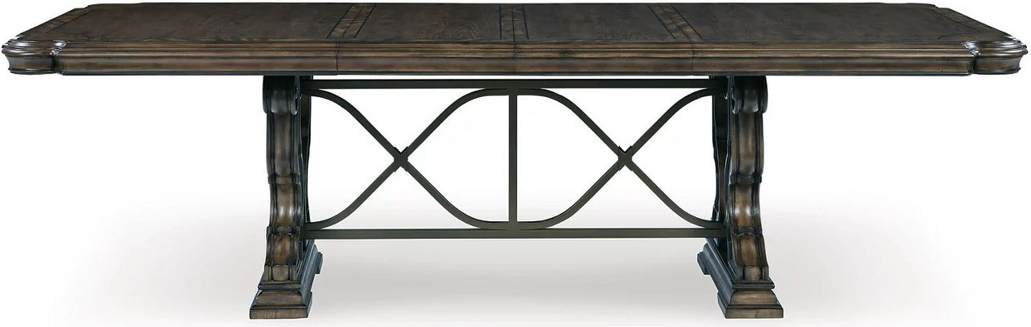Maylee Dining Extension Table In Dark Brown D947D5