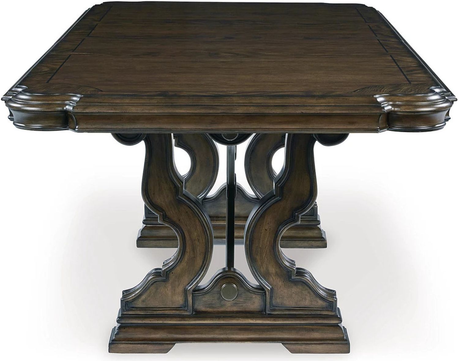Maylee Dining Extension Table In Dark Brown D947D5