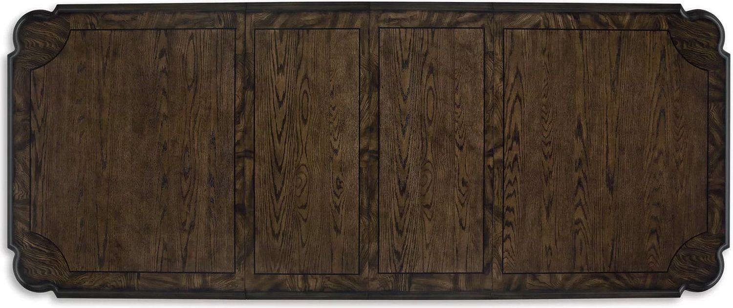 Maylee Dining Extension Table In Dark Brown D947D5