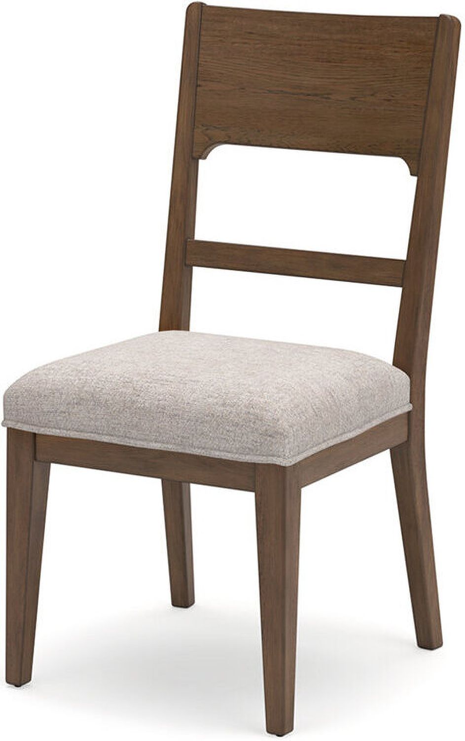 Cabalynn Oatmeal And Light Brown Dining Upholstered Side Chair Set of 2 D97401