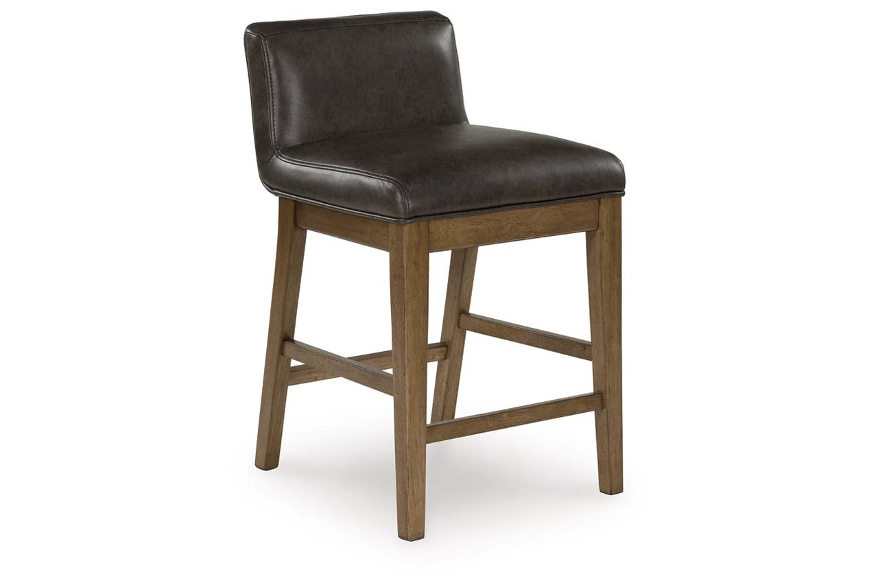 Cabalynn Counter Height Barstool Set of 2 In Two-tone Brown D974124X2