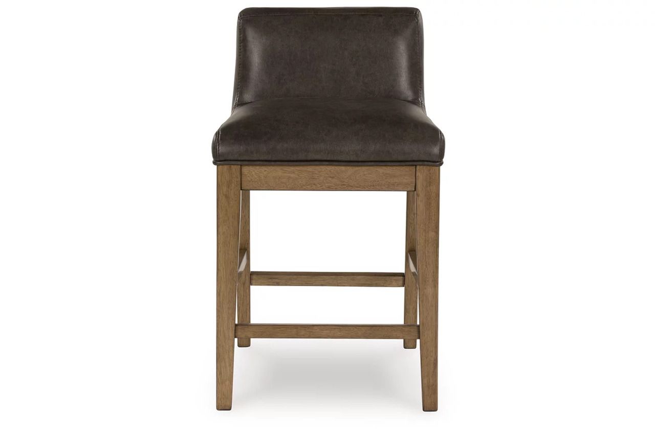 Cabalynn Counter Height Barstool Set of 2 In Two-tone Brown D974124X2