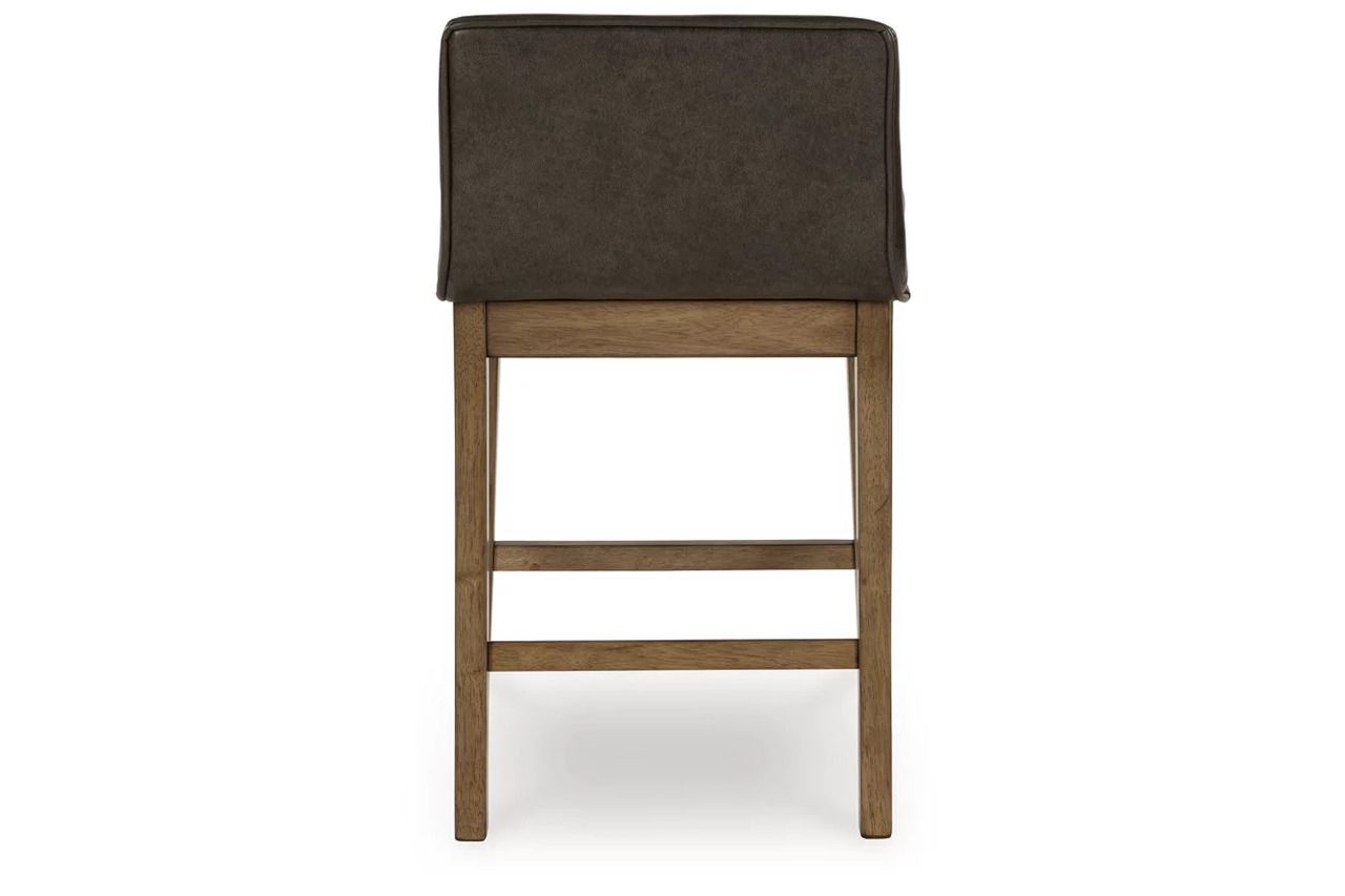 Cabalynn Counter Height Barstool Set of 2 In Two-tone Brown D974124X2