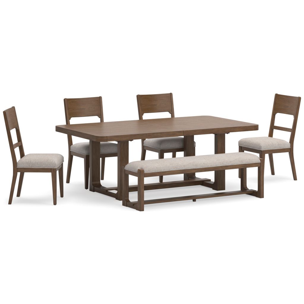 Cabalynn Light Brown Rectangular Dining Room Extension Table D97435