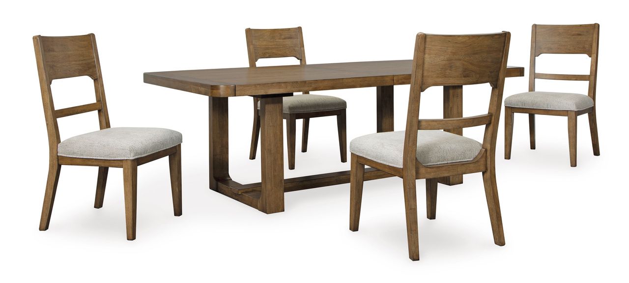 Cabalynn Light Brown Rectangular Dining Room Extension Table D97435