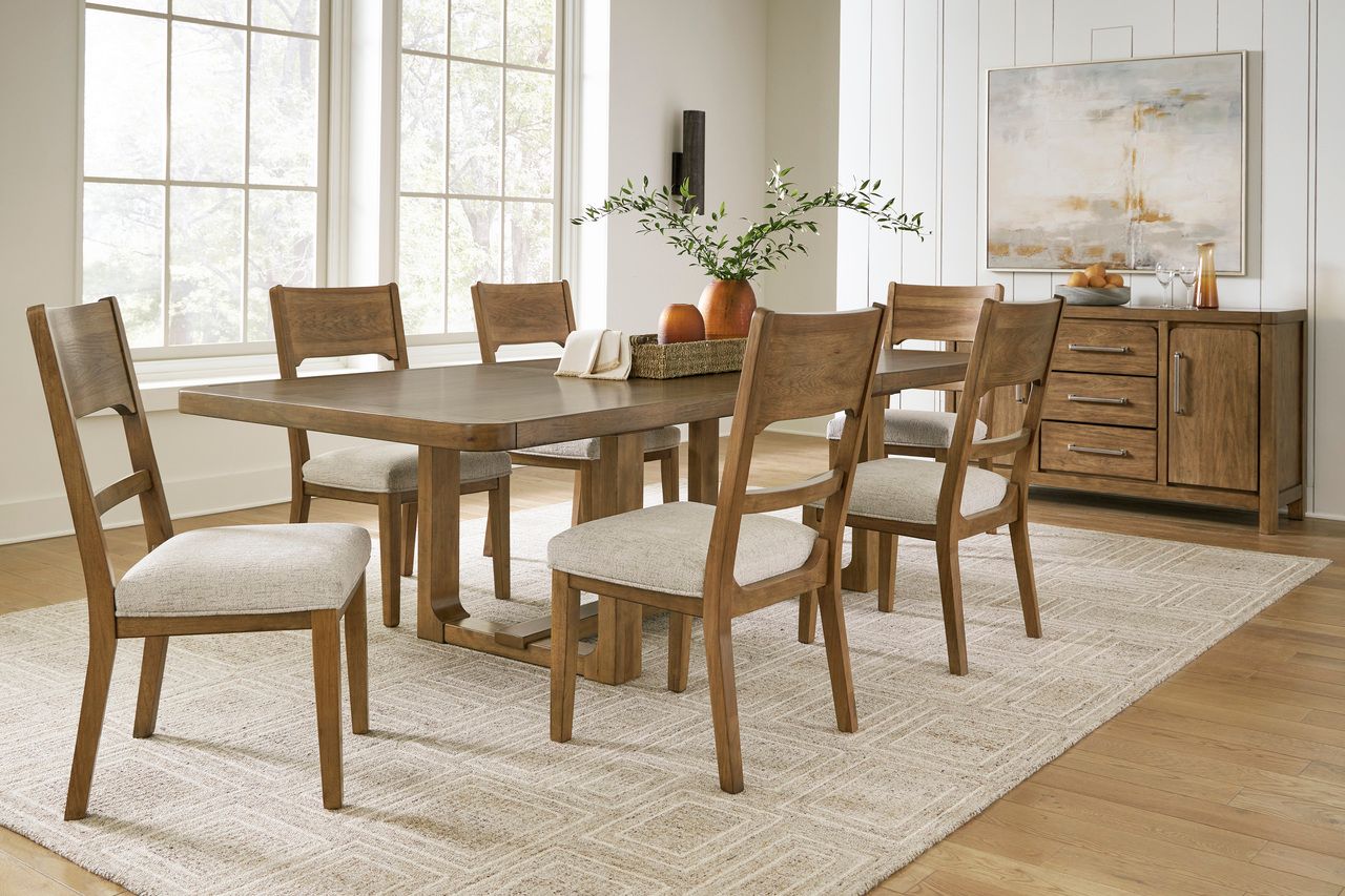 Cabalynn Light Brown Rectangular Dining Room Extension Table D97435