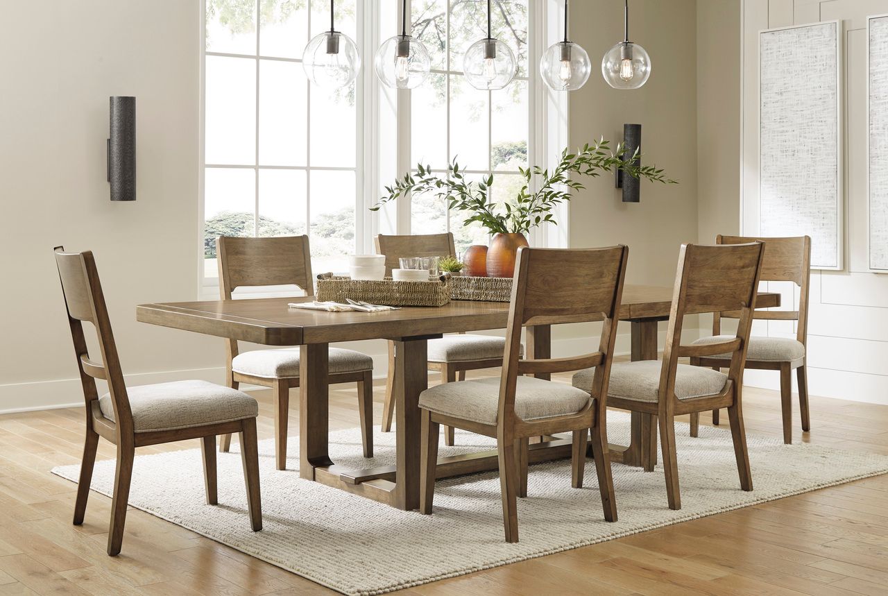 Cabalynn Light Brown Rectangular Dining Room Extension Table D97435