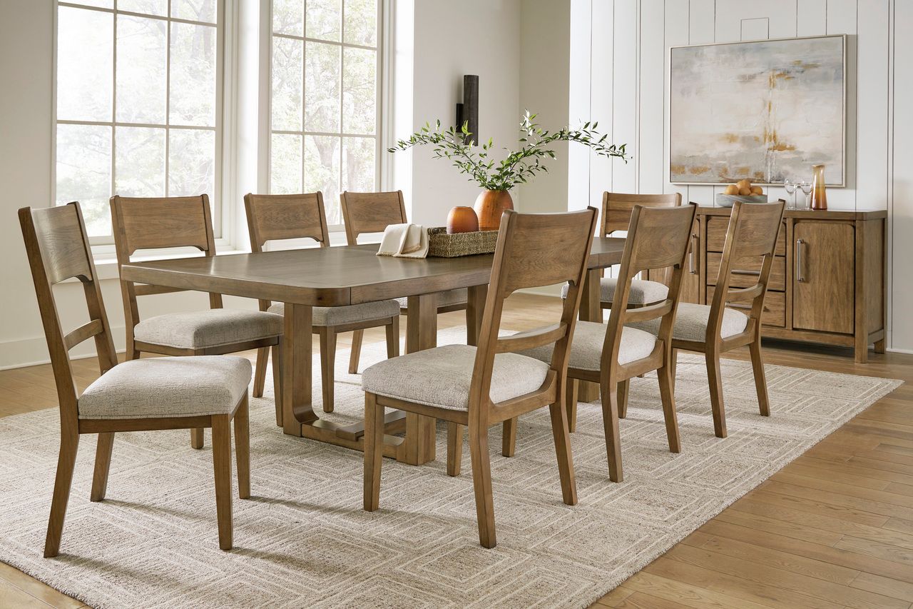 Cabalynn Light Brown Rectangular Dining Room Extension Table D97435