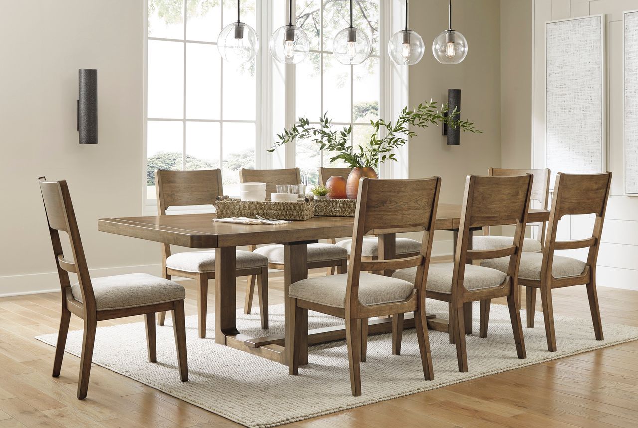 Cabalynn Light Brown Rectangular Dining Room Extension Table D97435