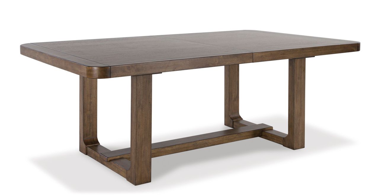 Cabalynn Light Brown Rectangular Dining Room Extension Table D97435