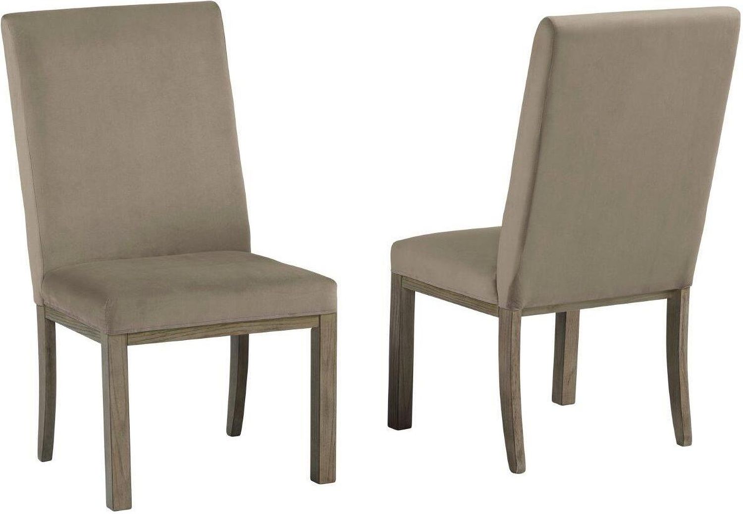 Chrestner Brown Upholstered Side Chair Set Of 2 D98301