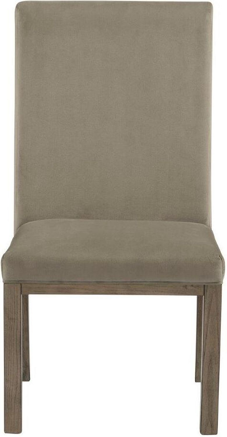 Chrestner Brown Upholstered Side Chair Set Of 2 D98301