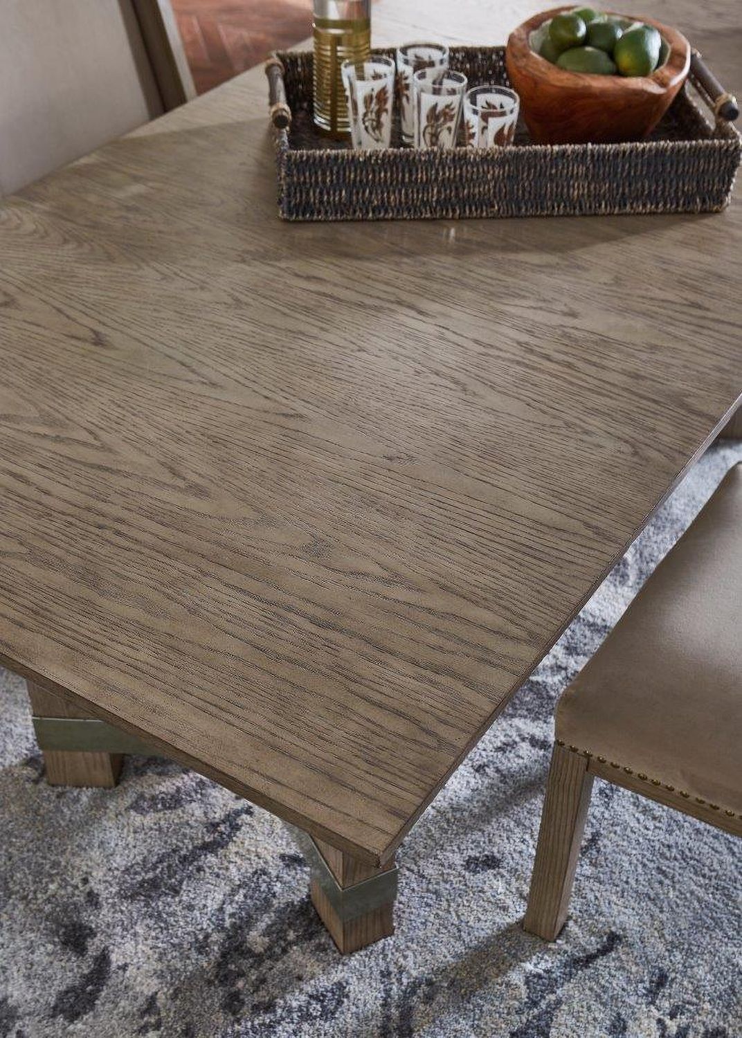 Chrestner Grey Rectangular Dining Table D98325