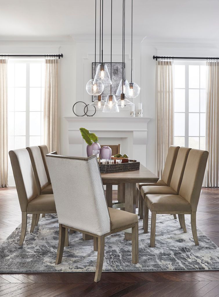 Chrestner Grey Rectangular Dining Table D98325