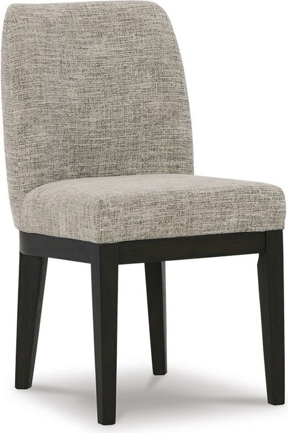 Burkhaus Dark Brown Dining Upholstered Side Chair Set of 2 D98401