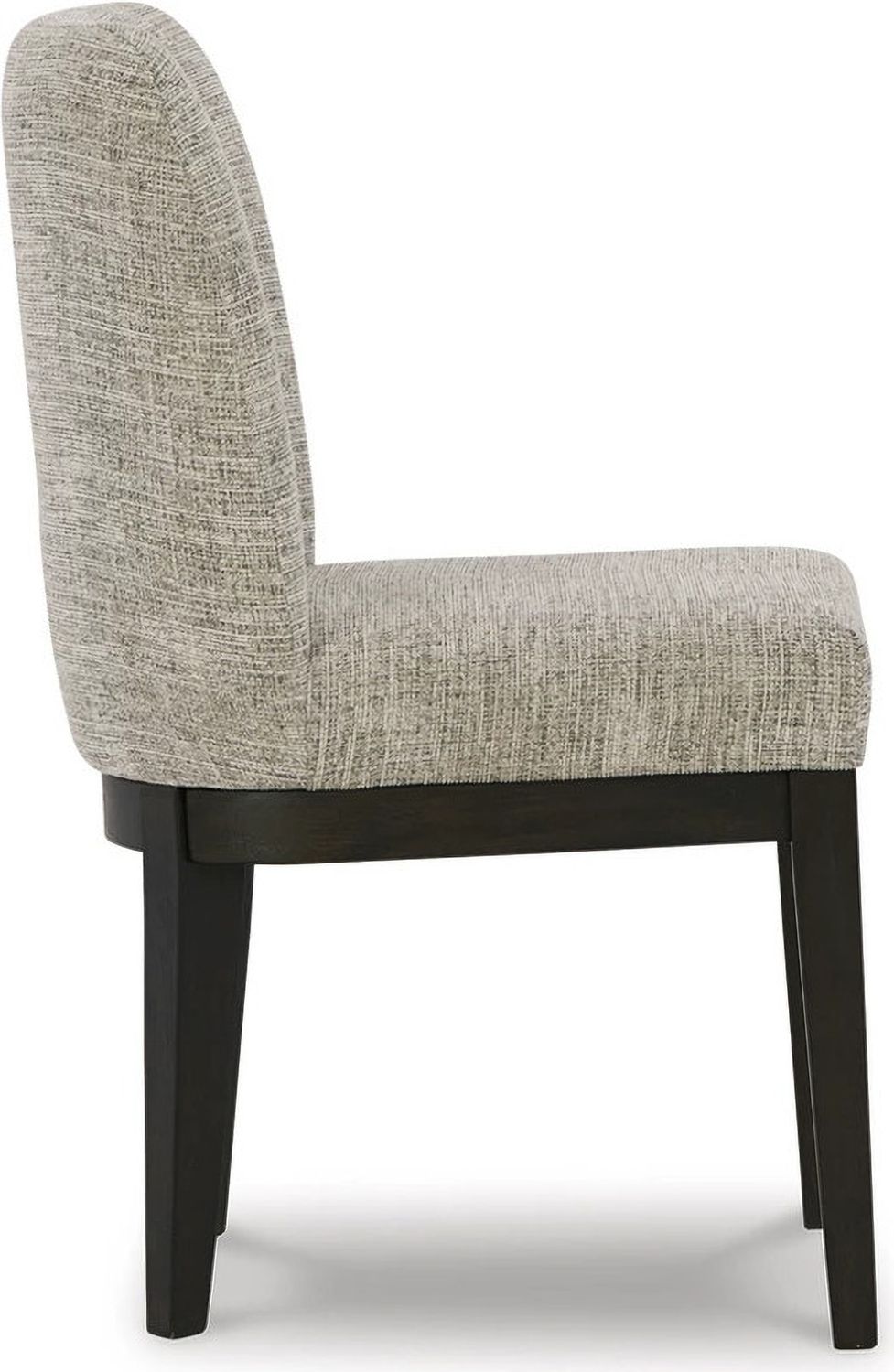 Burkhaus Dark Brown Dining Upholstered Side Chair Set of 2 D98401
