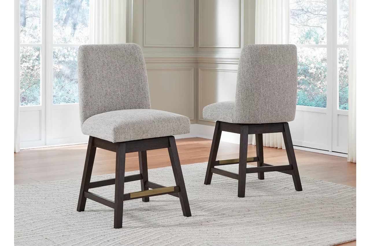 Burkhaus Counter Height Dining Room Set In Dark Brown D984D5