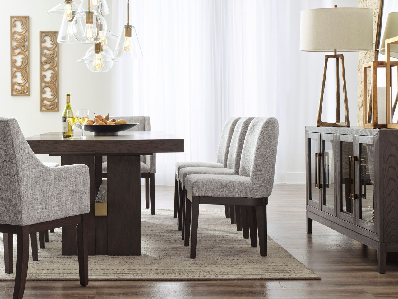 Burkhaus Counter Height Dining Room Set In Dark Brown D984D5