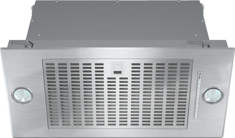 Insert ventilation hood with energy-efficient LED lighting and backlit controls for easy use. DA2360